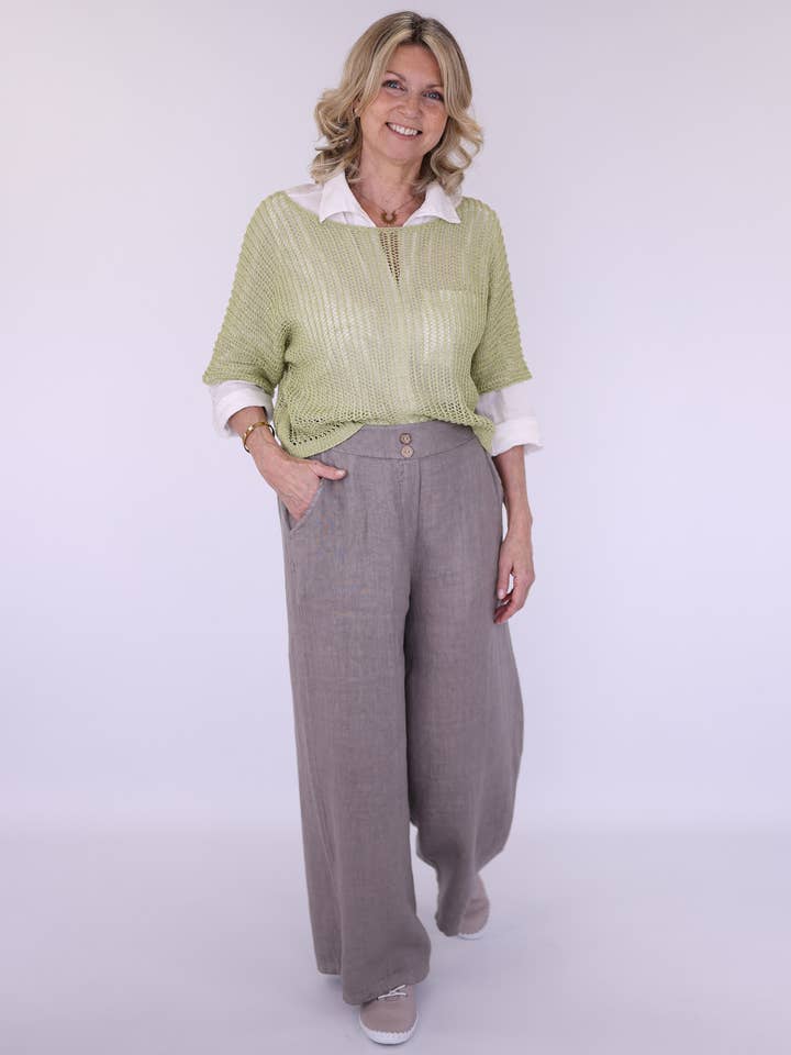 Cadenza Italy Ltd - Wholesale Tunic - Women's - Cotton Blend Loose Knit Tunic