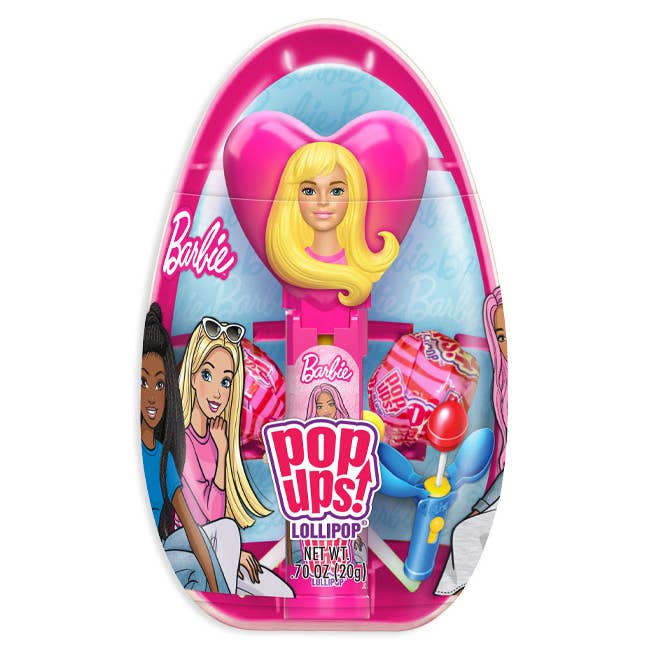 Barbie Pop Ups Lollipop 0.7oz - 12ct for wholesale by I Got Your Candy