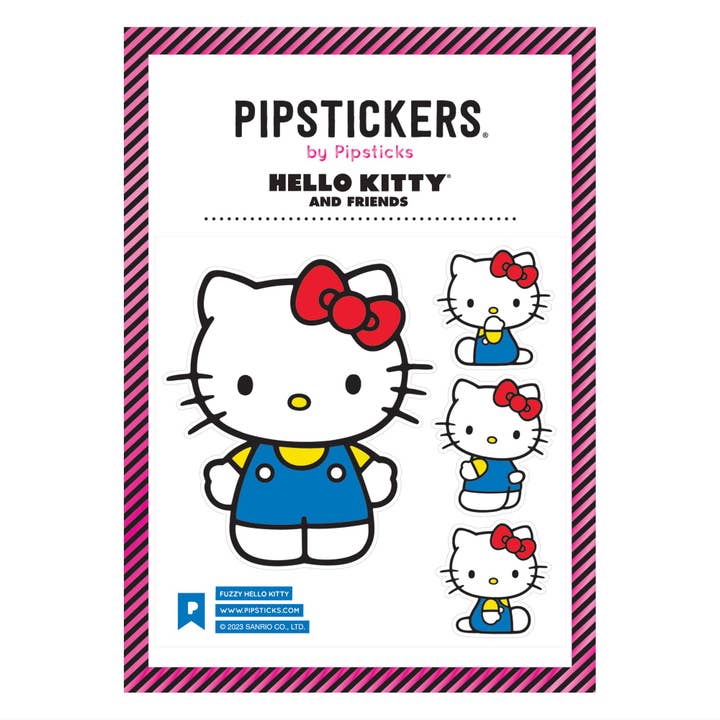 Pipsticks - Wholesale Sticker - Fuzzy Hello Kitty