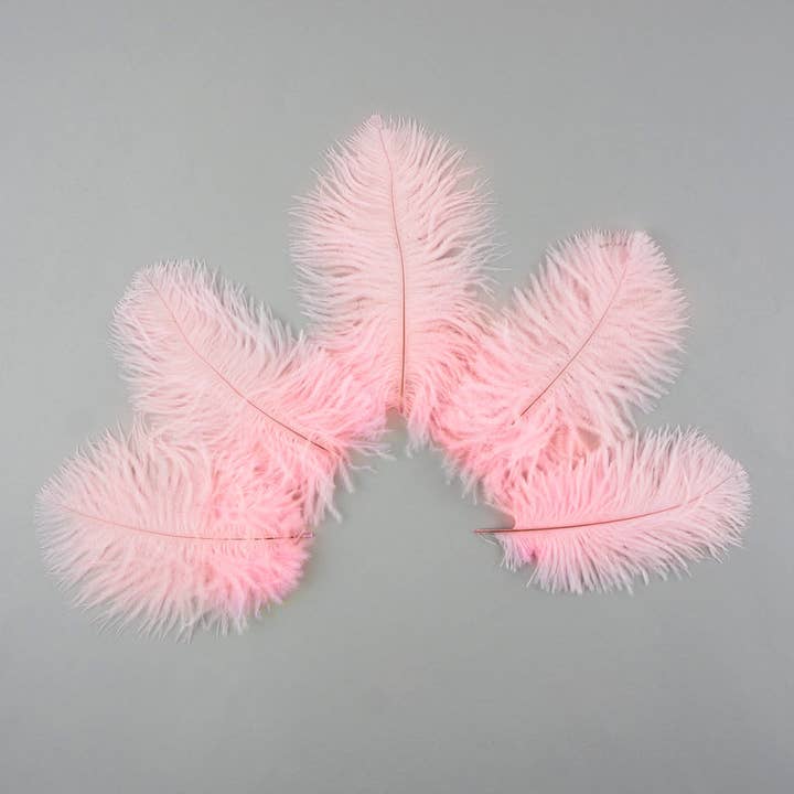 Zucker Feather Products - Wholesale Feathers - Ostrich Feathers 4-8" Drabs - Candy Pink3