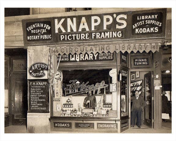 Old NYC Photos - Wholesale Art Print - Knapps 146 Hamilton Place0
