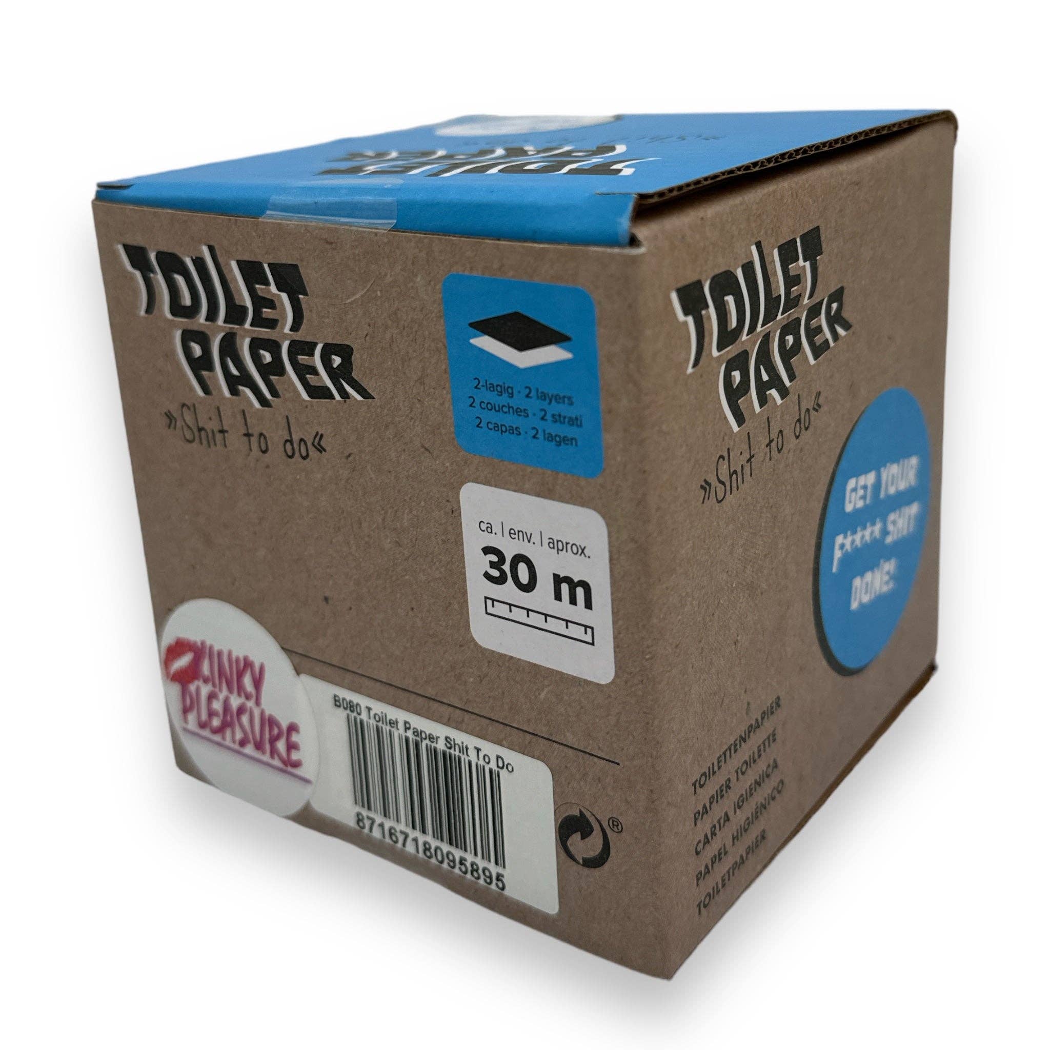 Kinky Pleasure – wholesale Toilet paper – Timmy Toys - B080 - Toilet Paper Roll - Shit To Do - White2