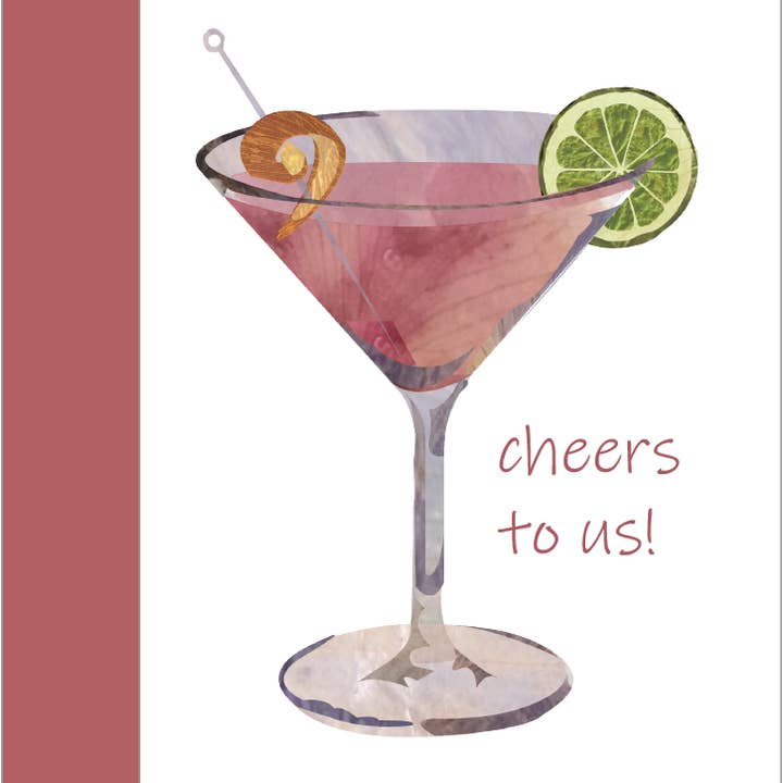 Cheers Love Card for wholesale by Pétale Atelier