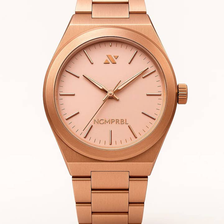 Elevate Link Rosé Swiss Movement Watch, 42MM for wholesale by NCMPRBL