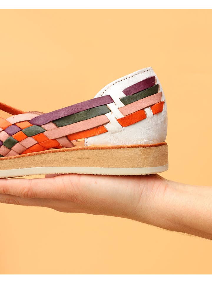 Mexas US - Wholesale Sandals - Women's - CHAPULINES - Multicolor huaraches with platform for women