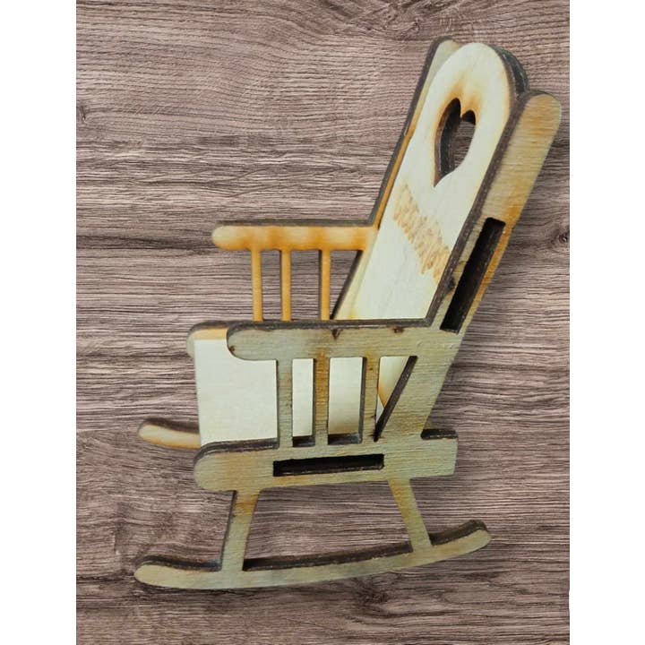 Crates Etc - Wholesale Ornamentset - Christmas in Heaven met stoel, kerstboom, stoel 3