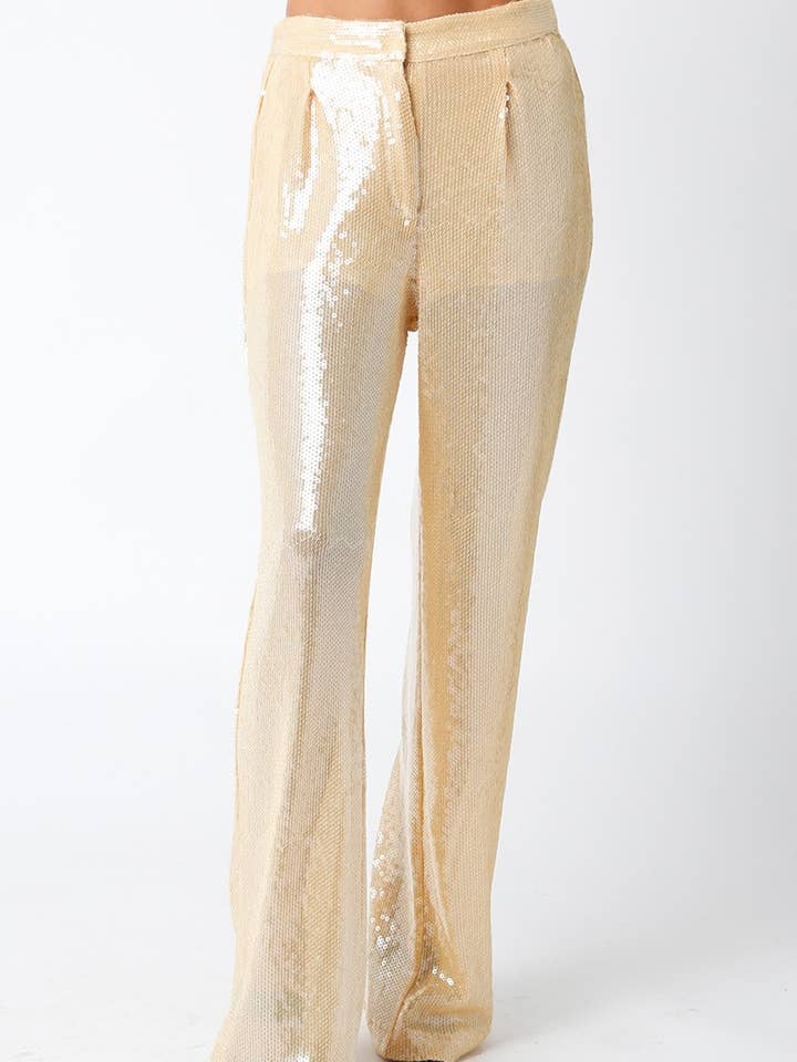 Pantaloni Agatha Sequin per la vendita all'ingrosso da parte di Olivaceous