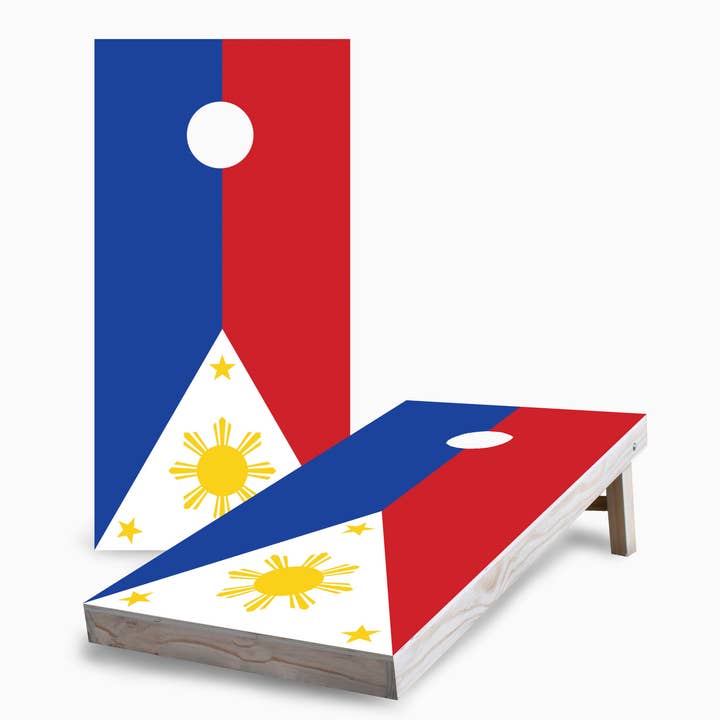 Philippine Flag Cornhole Set and other Purchase Wholesale philippine flags. Free Returns & Net 60 Terms on Faire trending on Faire.