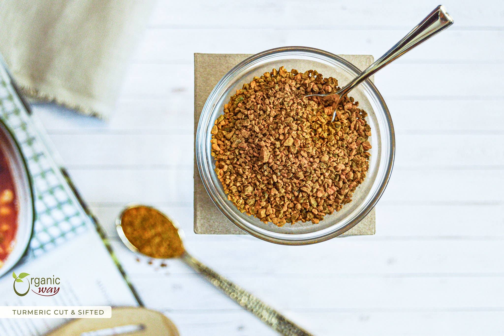 Organic Way LLC - Wholesale Herbs - Organic Turmeric (Cut & Sifted)6