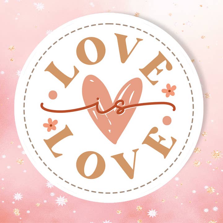 London Luxury Candles - Venta al por mayor Pegatina - Vinilo adhesivo Love is Love Intención metafísica