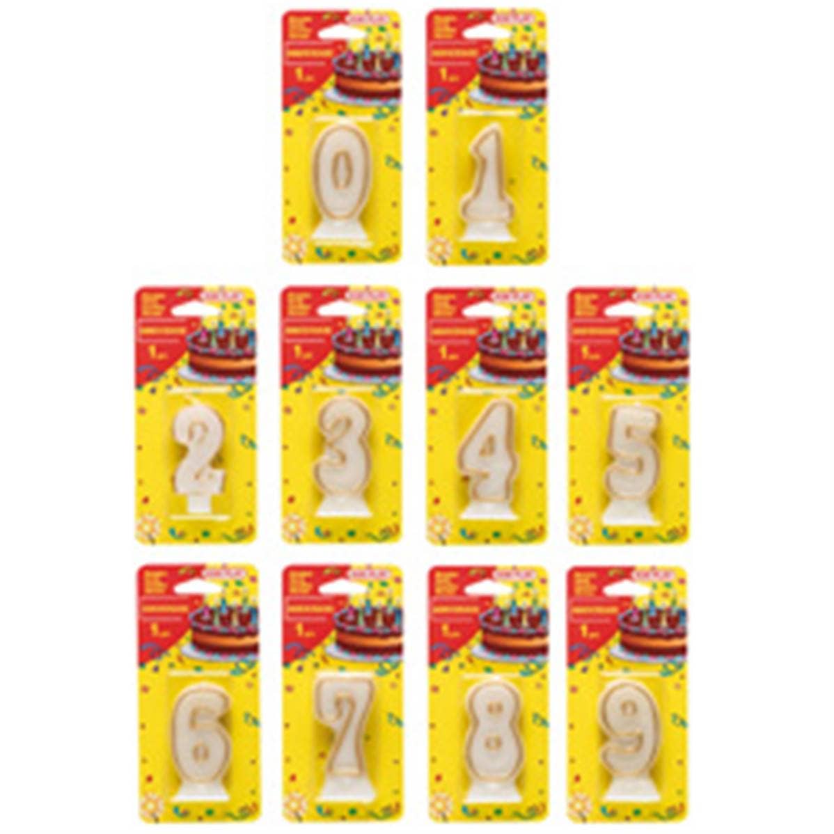 TSJJ - Wholesale Cake Candle - Birthday & Number Candles0