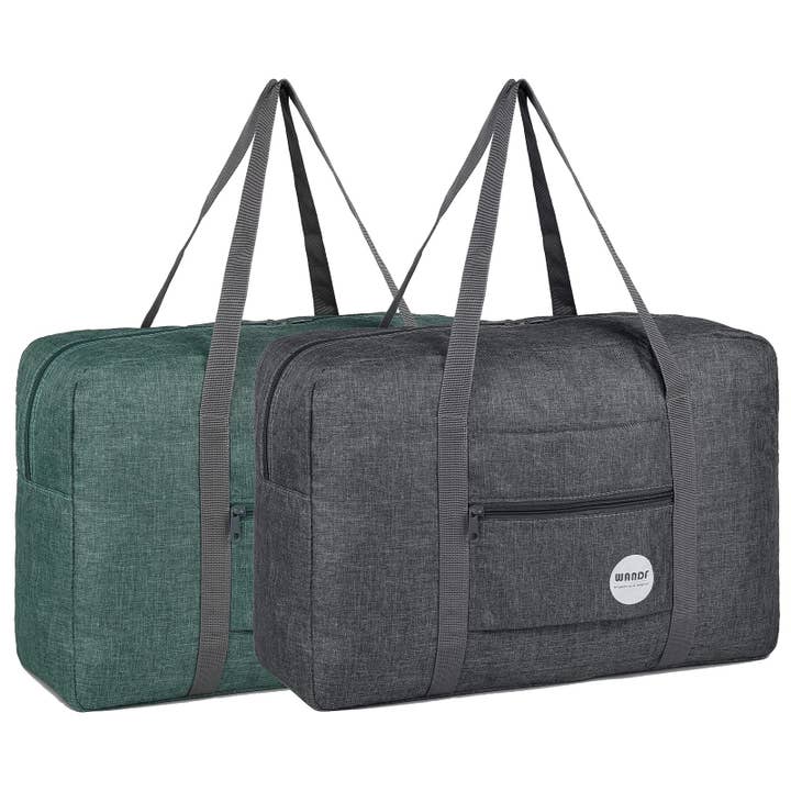 wandf - Wholesale Luggage - Foldable Duffel Luggage Bags Weekender Bag Set (2 Pieces)11
