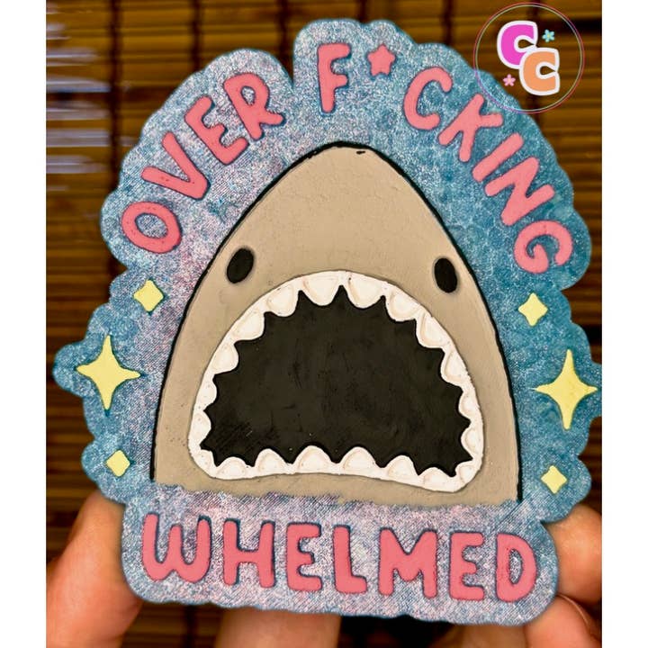 Tubarão Sobrecarregado Freshie | Ambientador para Carro | Engraçado por atacado de Crafting Cleveland