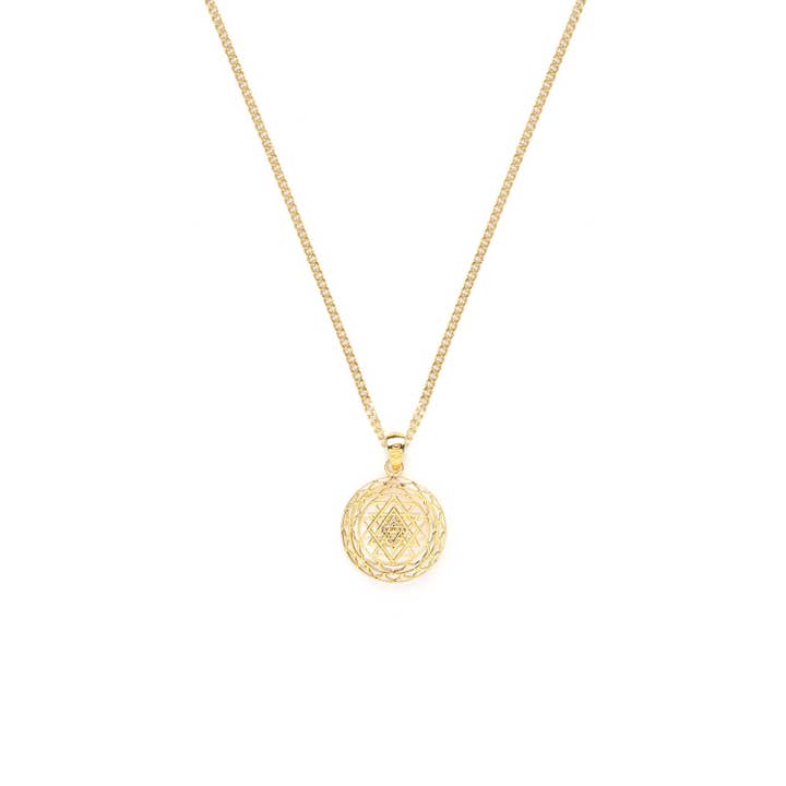 Sri Yantra Supreme Manifestor All Gender Necklace for wholesale by Seven Saints