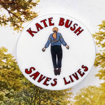 Kate Bush redder liv akryl pin for engroshandel hos Citizen Ruth