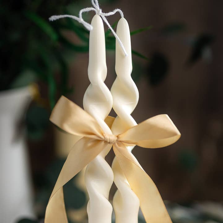 MySunshineCandless - Wholesale Tapered Candle/Candlestick - Twisted Spiral Candle /Taper Candles /Dinner Table/Weeding2