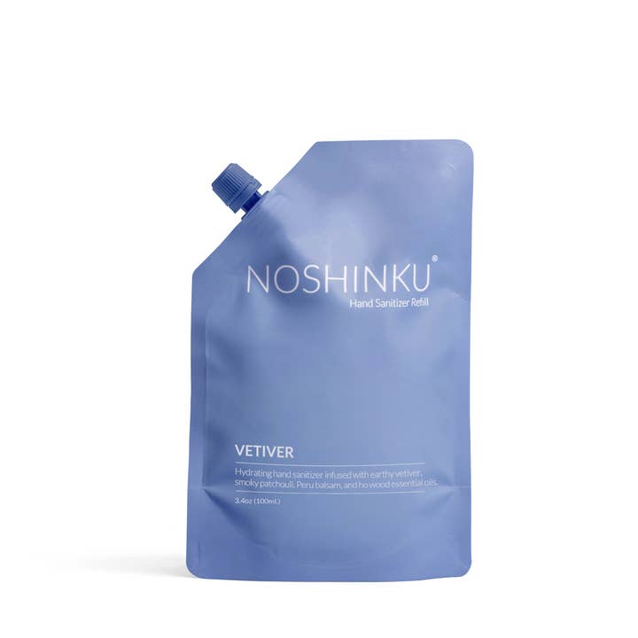 Noshinku - Wholesale Hand Sanitizer - Vetiver Patchouli Nourishing Hand Sanitizer Refill Pouch4