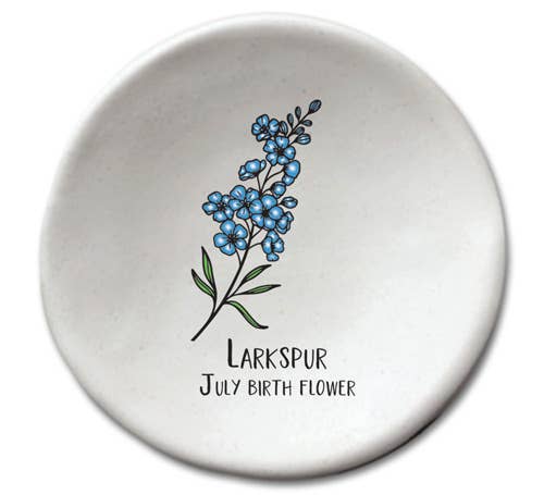 August Ceramics - Wholesale Jewelry Dish - 3.5" Ceramic Birth Month assortment with Tabletop Display6