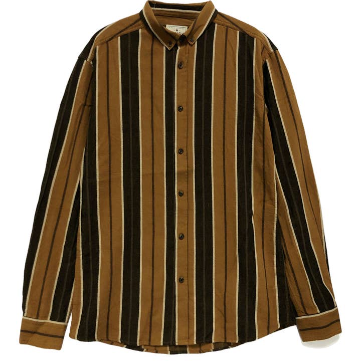 Camicia Osvald - Marrone per la vendita all'ingrosso da parte di Dansk Bomuldskompagni