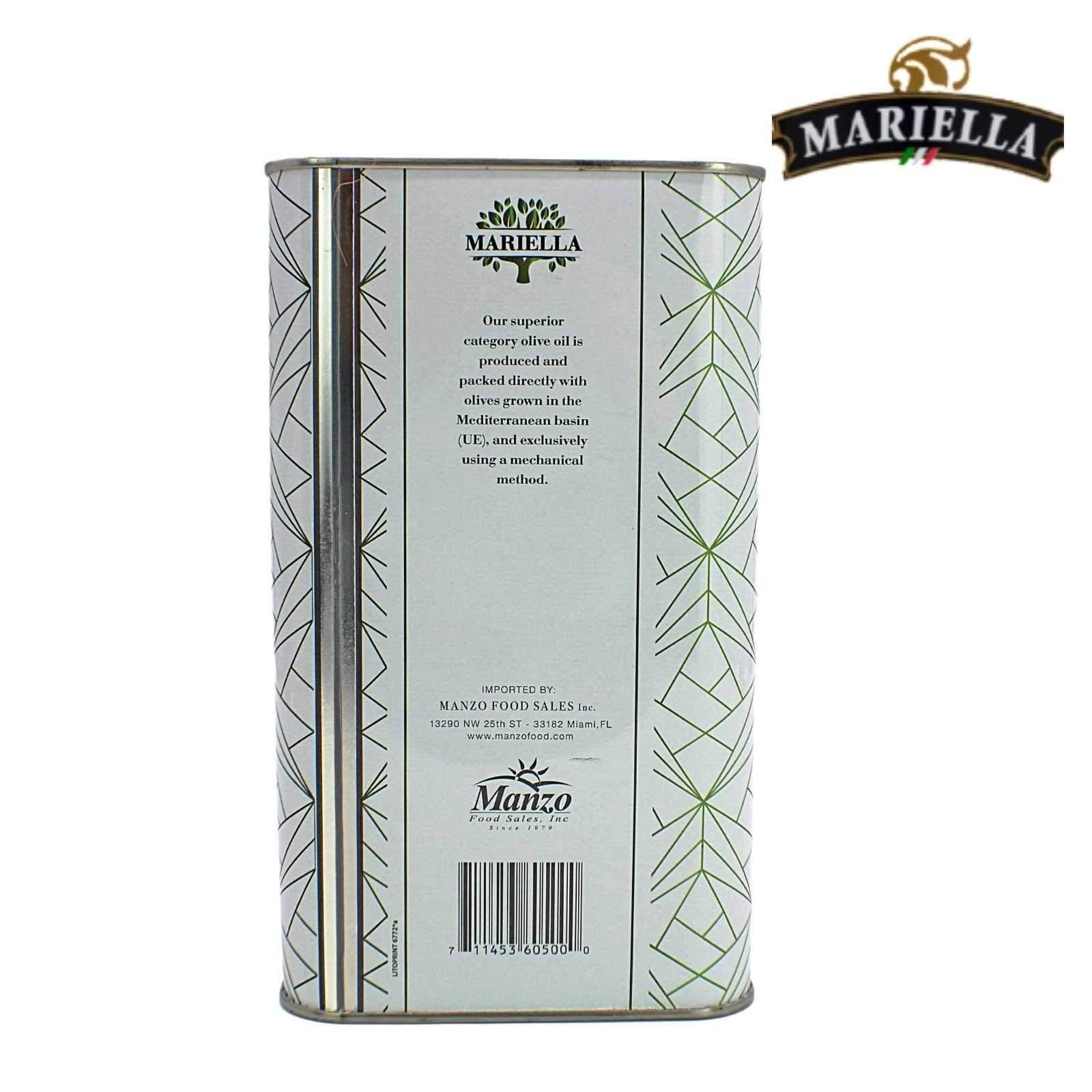 Wholesale Italian Food - Wholesale Olive Oil - Mariella Extra Virgin Olive Oil - 3L2