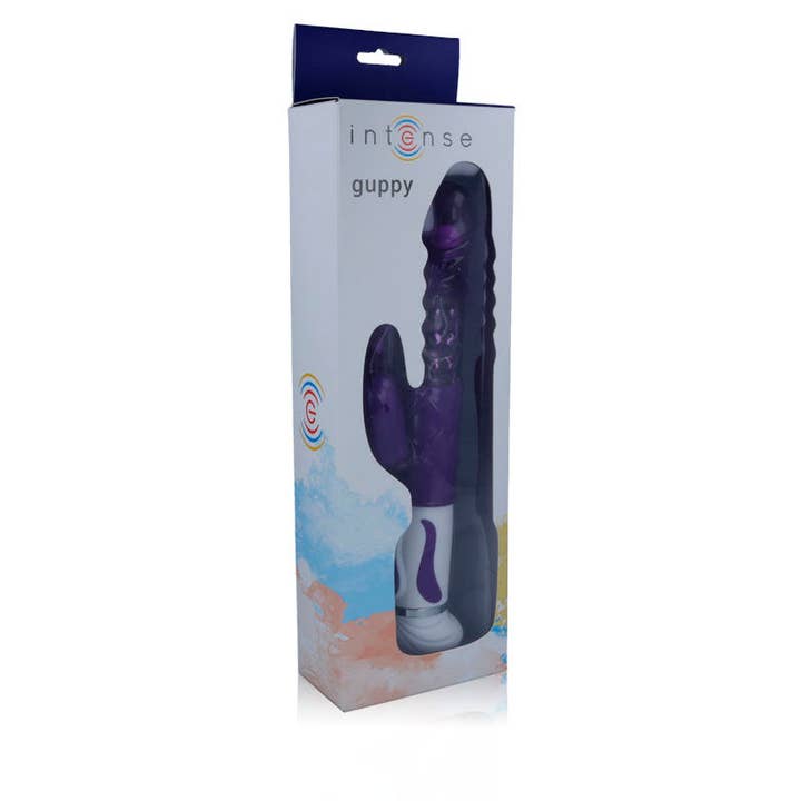 LOVERS - SHOP - Vendita all'ingrosso Sex toy - VIBRATORE ROTATORE VIOLA - INTENSE GUPPY