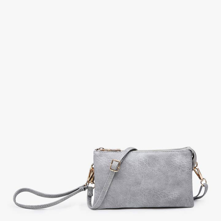 Jen & Co. - Wholesale Crossbody Bag - Women's - M013 Riley Monogrammable 3 Compartment Crossbody/Wristlet40