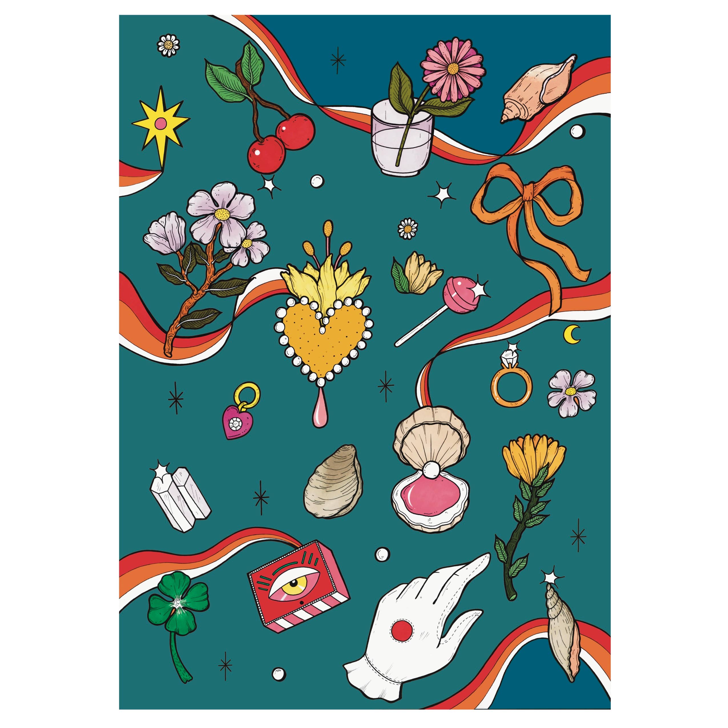 Piece of the Peach – wholesale Love card – Trinkets1