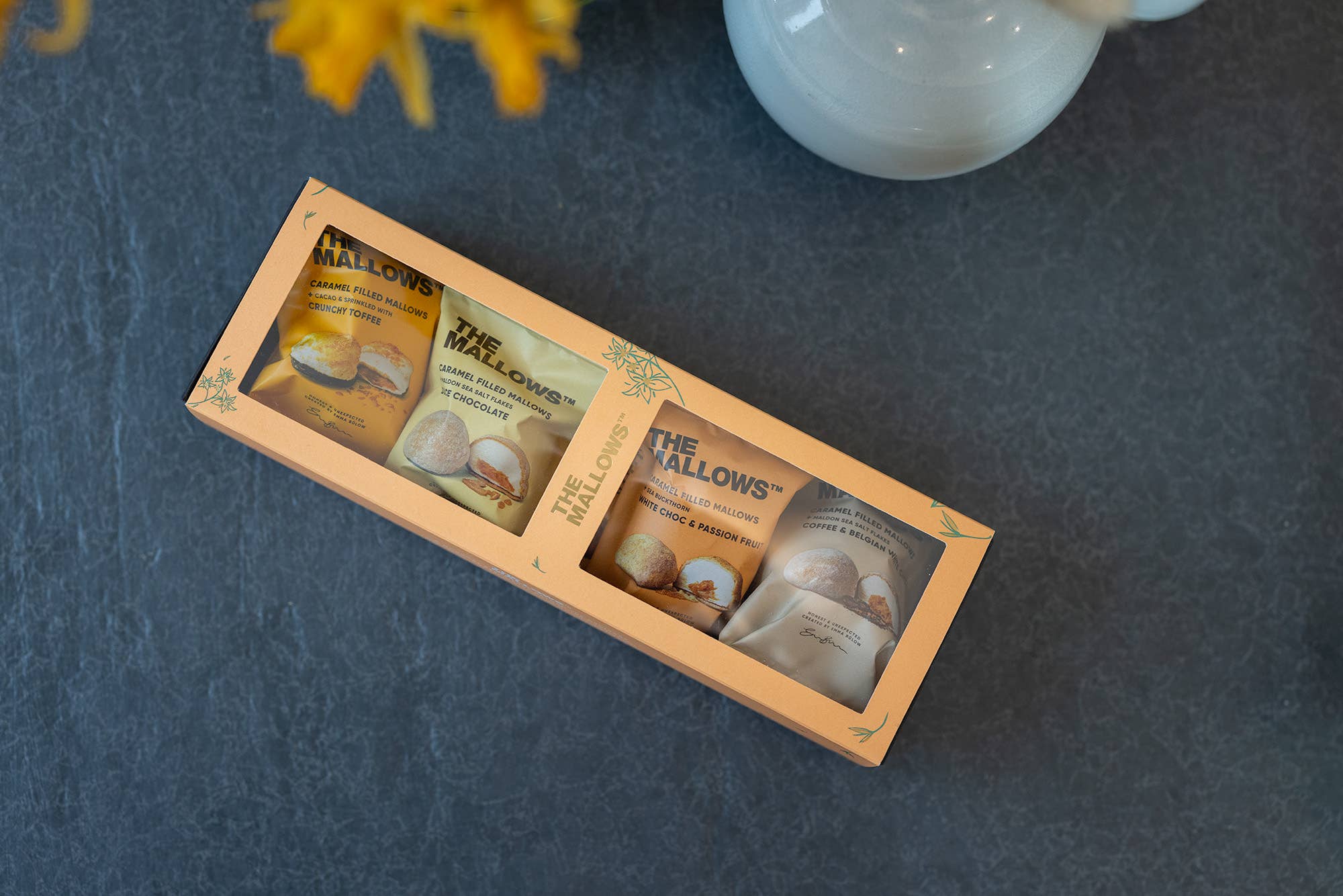 The Mallows - Wholesale Marshmallow - CARAMEL FILLED MALLOWS GIFT BOX- SUMMER EDITION1