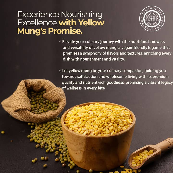 PRIDE INDIA BRANDS - Wholesale Beans - Split Yellow Mung Beans4