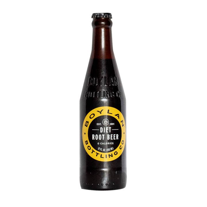 Grandpa Joe's Candy Shop - Wholesale Soda/Carbonated Drink - Boylan Root Beer Diet, 12 Fl oz, 12ct Bottles