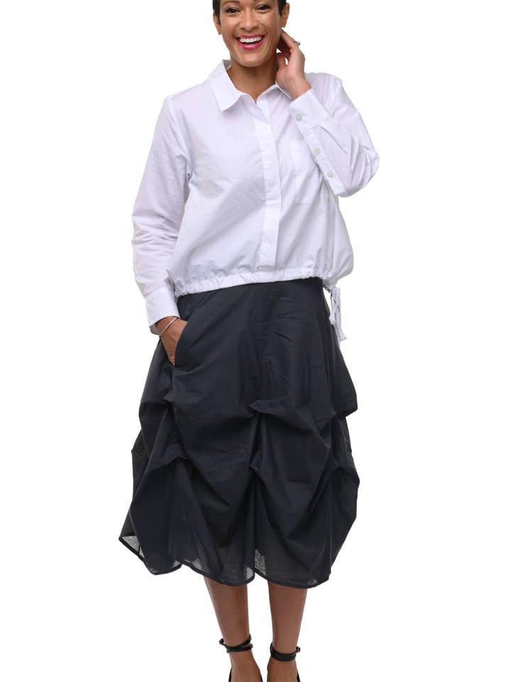 CV631 Saia Noelle em Preto* por atacado de Tulip Clothing