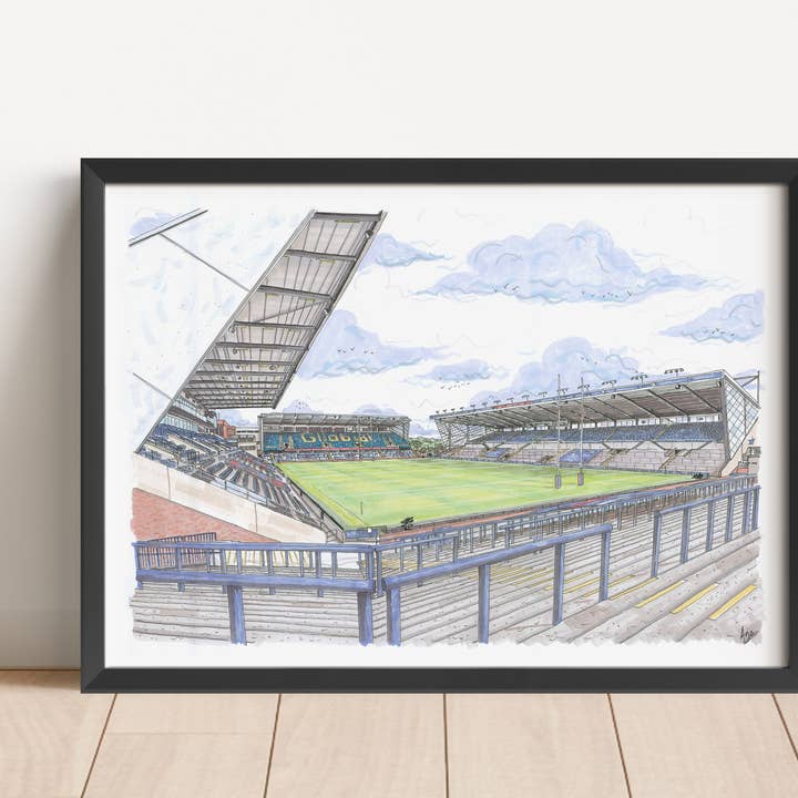 Stade Emerald Headingley, domicile des Leeds Rhinos Rugby League pour la vente par Art By Arjo