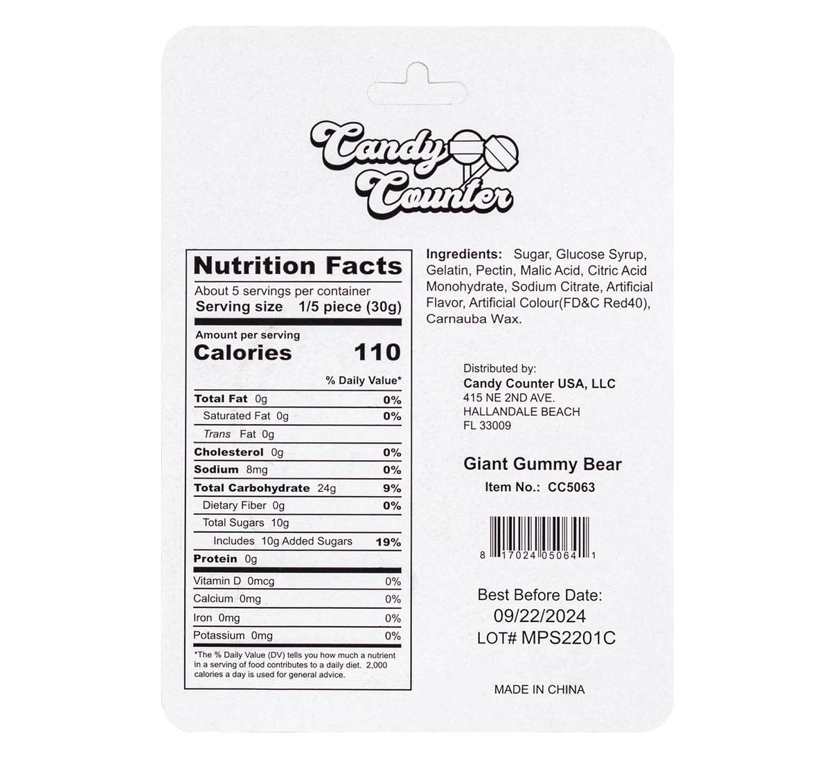 Dare Online LLC - Wholesale Gummy - Giant Gummy Bear3