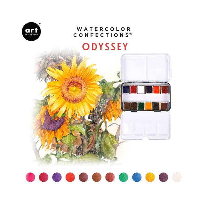 Art Philosophy - Wholesale Watercolor Paint - Watercolor Confections Odyssey 655350595791