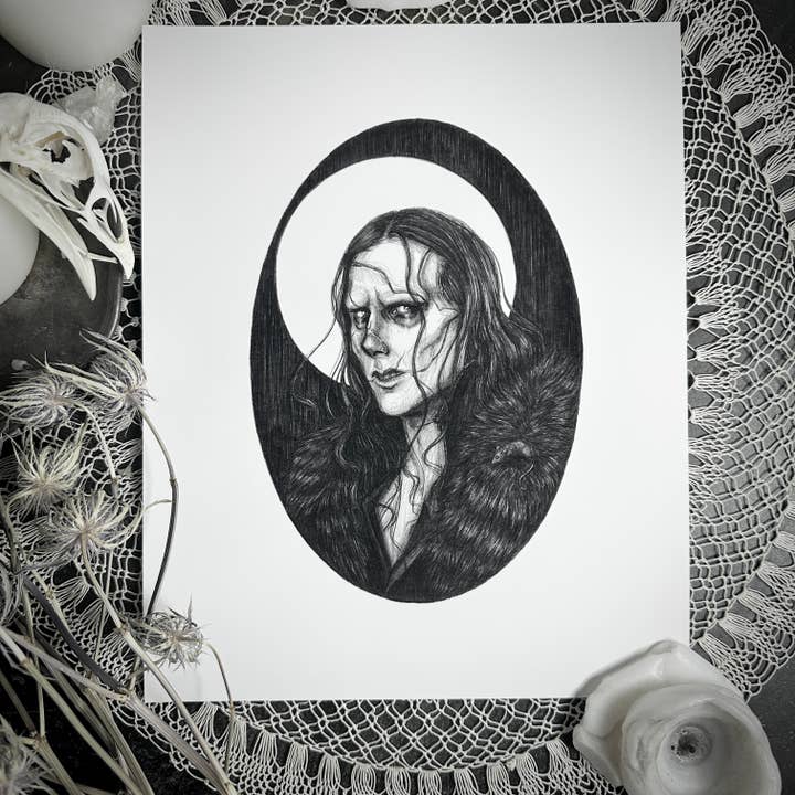 The Creature Fine Art Print - Frankenstein for wholesale by Caitlin McCarthy Art