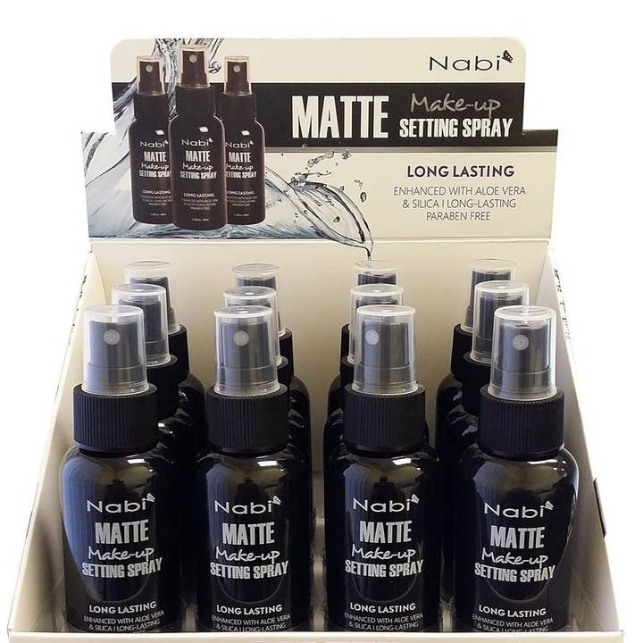 Nabi Cosmetic - Wholesale Makeup Setting Spray/Powder - MS 02 - MATTE MAKE-UP SETTING SPRAY 12PCS / PACK0