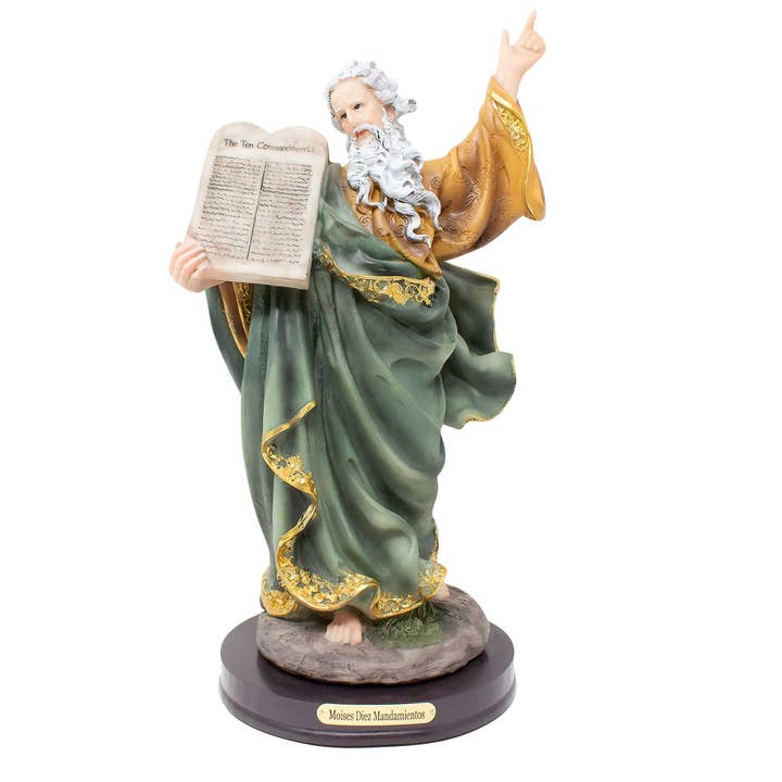 MrcjSales - Moses 10 Commandments Statue | Resin Material | Multiple Sizes| Perfect for Church, Home Decor, Gifts | Inspire Faith and Reverence for wholesale by mrcjsales