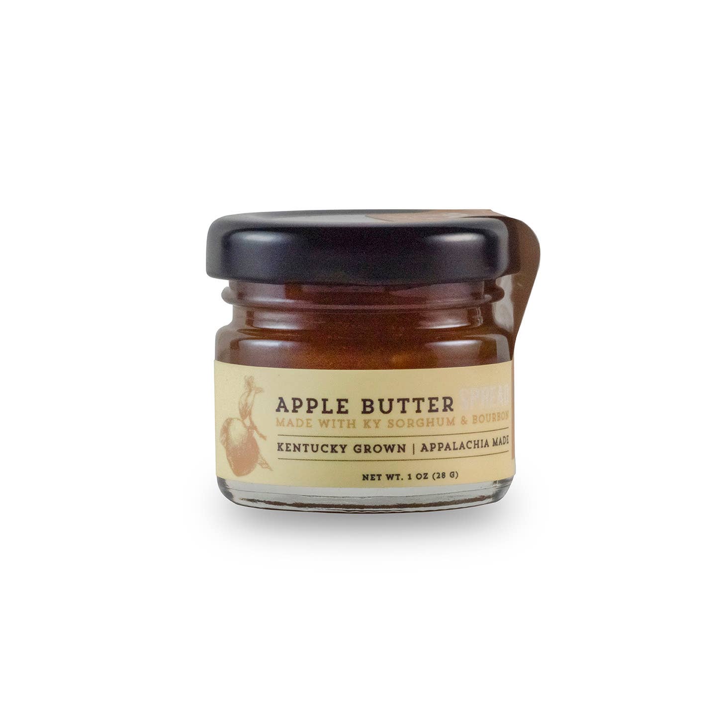 Bourbon Barrel Foods - Wholesale Preserves - APPLE BUTTER SPREAD - MINI 1 OZ.