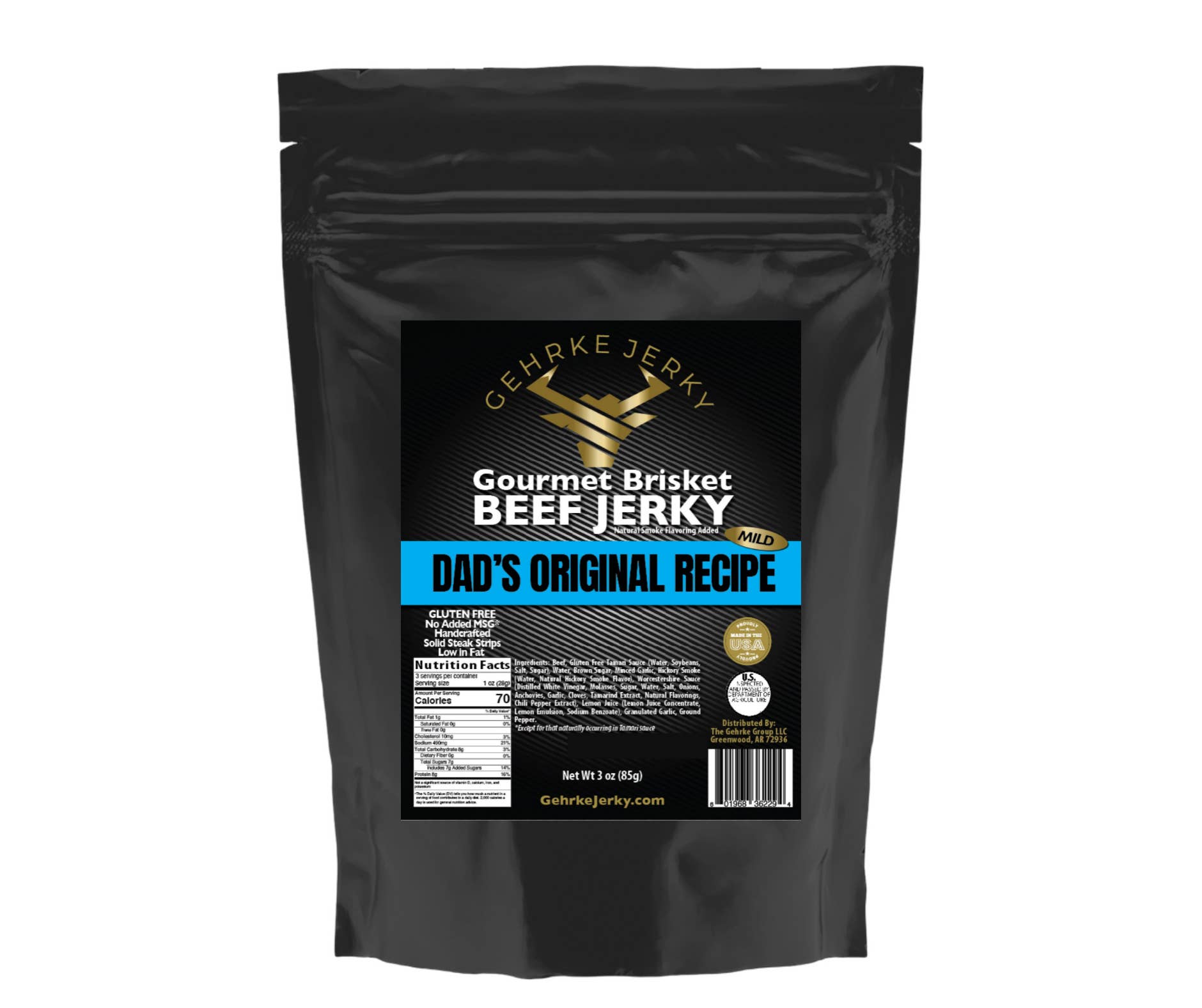 Gehrke Jerky Wholesale - Wholesale Jerky - Dad's Original Gourmet Beef Brisket Gourmet Gehrke Jerky0