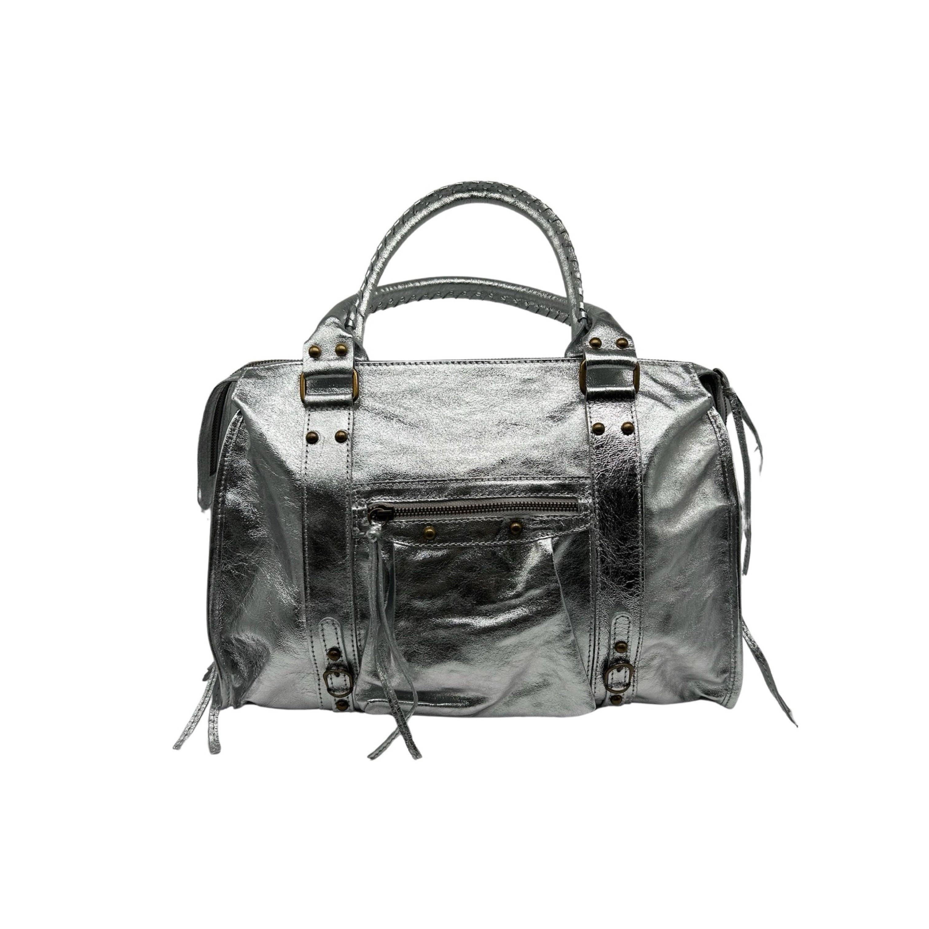 Louisa lee - Venta al por mayor Bolso con asas - Mujer - BOLSO GRANDE CAPUCINE DE PIEL IRIDISCENTE4