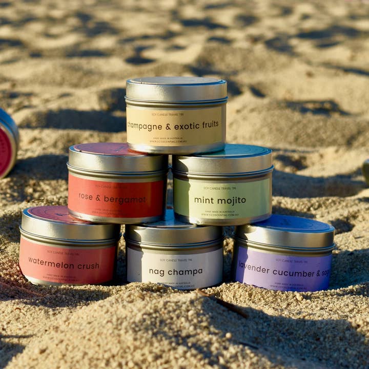 Paquete de 6 velas de lata pop pastel para venta al por mayor de Three Lifetimes