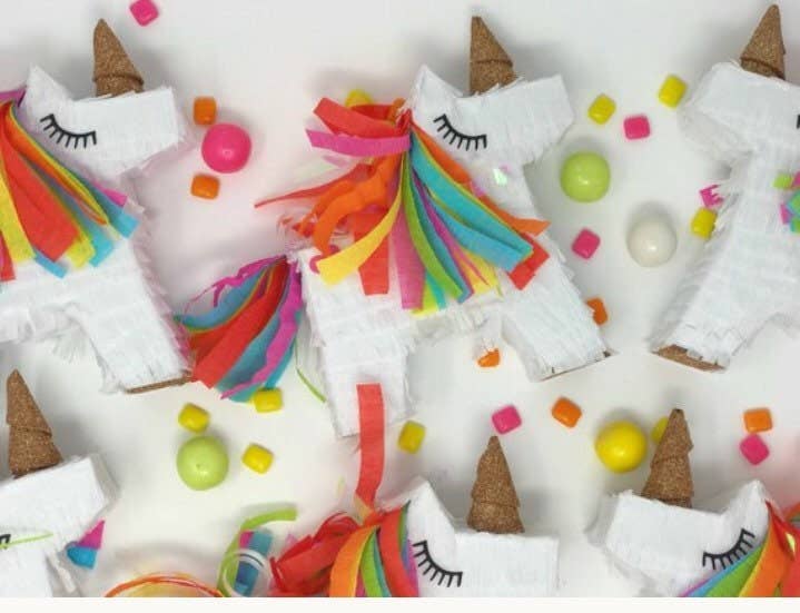My Soiree Designs - Wholesale Party Favor - Mini Unicorn Piñata (3), Rainbow Party Favor1