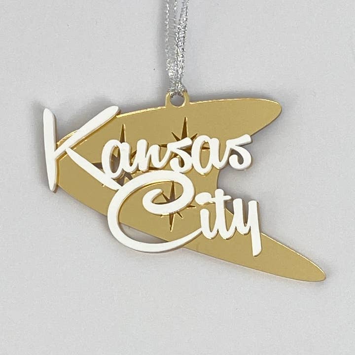 Atomic Kraftworks - Wholesale Ornament - Mid Century Style Boomerang Customizable Ornament4