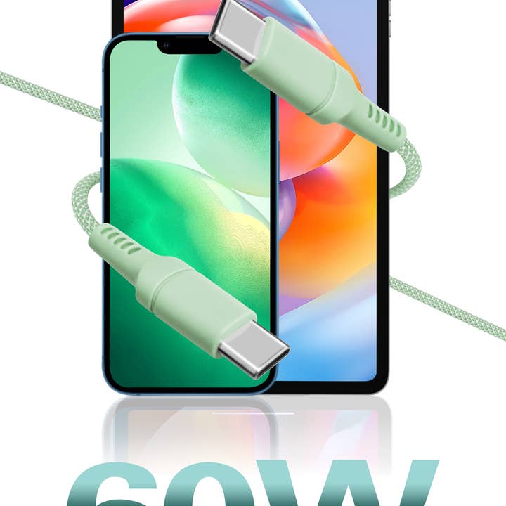LAX Gadgets – wholesale Charging cable – Fast Charging USB-C to USB-C 60W Cables -4ft Retail Pack8