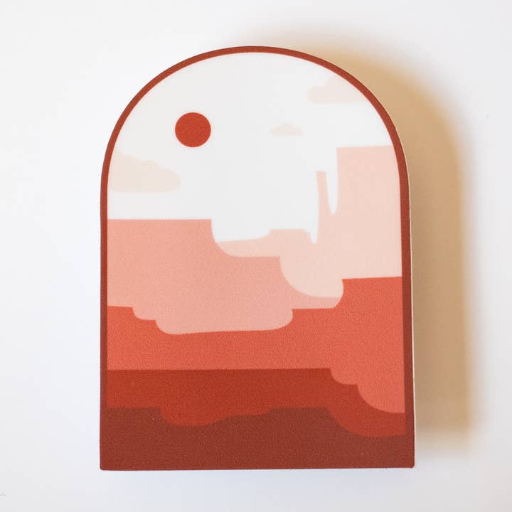Boho Desert Sticker for wholesale by Riley Funk Designs
