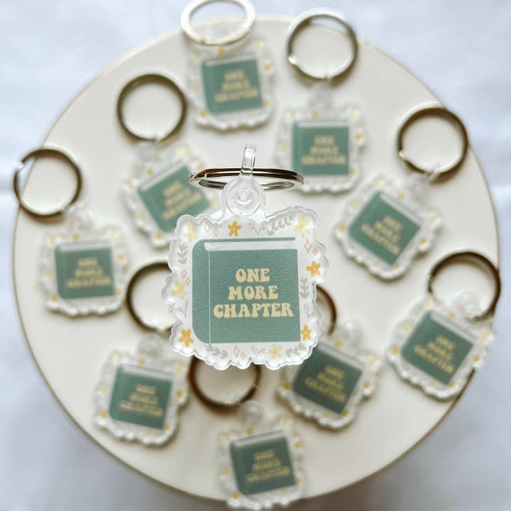 One More Chapter Keychain for wholesale by Livi Lou's Co.