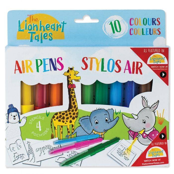 Lionheart Airpens - pack of 10 colours for wholesale by Manuscript