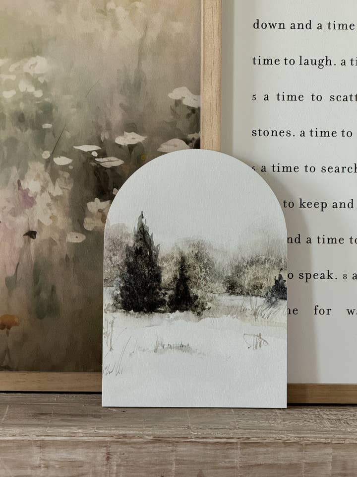 Winter Landscape, Arch | Christmas Decor for wholesale by Lily and Sparrow