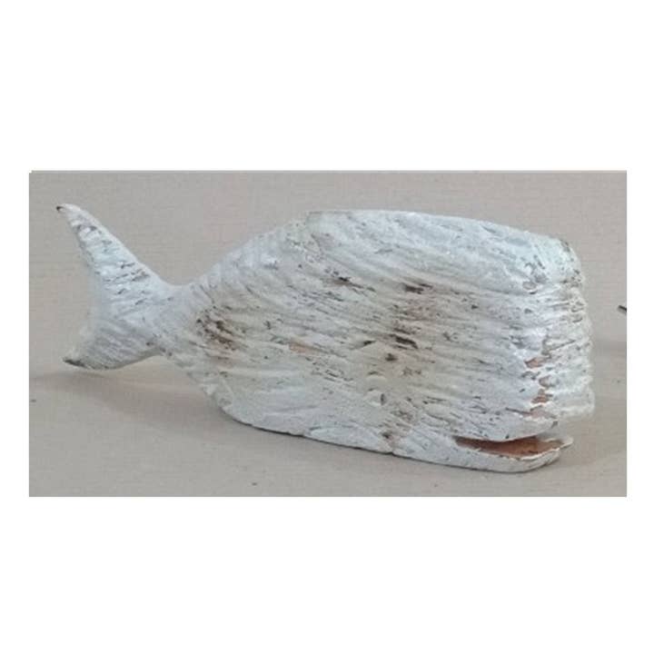Cantiq Living - Wholesale Sculpture - Wooden Whale Statue