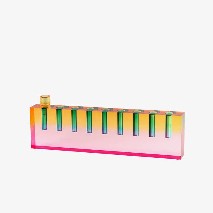 Apeloig Collection - Vendita all'ingrosso Menorah - Olio Menorah Multicolor